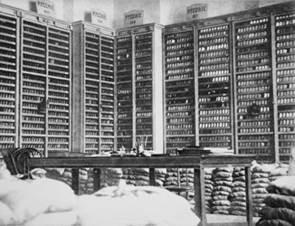 Now Allied to Britain and France: the Russian Gold Reserve in the State Bank in Petrograd